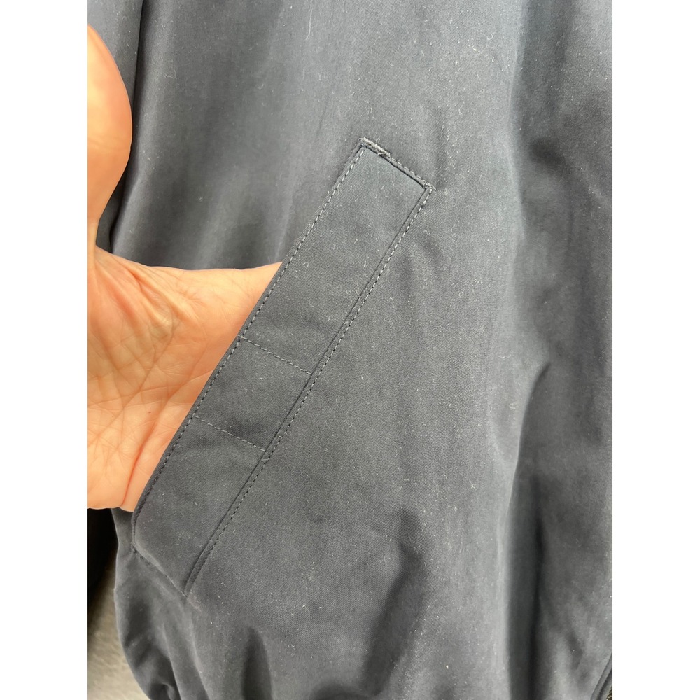 Weatherproof Jacket Mens Sz M Microfiber Golf Bomber Navy Blue Full Zip NWT - Picture 2 of 12